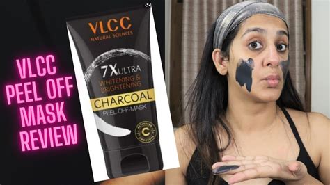 Vlcc Charcoal Peel Off Mask Review Youtube