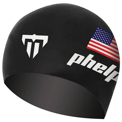 Phelps Race Limited Edition Swimming Cap Black Swiminn