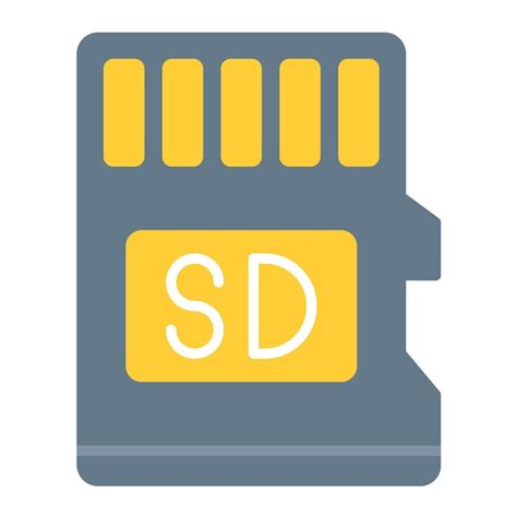 Premium Vector Sd Card Vector Illustration Style