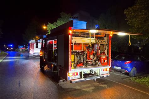 Großeinsatz der Feuerwehren in Lößnitz Ermittlungen wegen schwerer