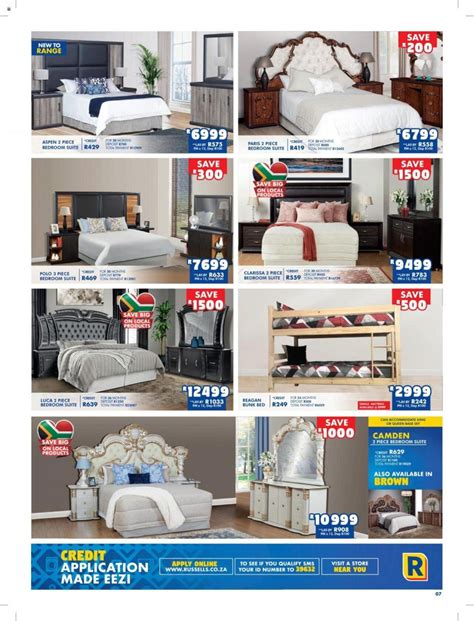 Russells Catalogue Sep Russell Specials Russell Furniture