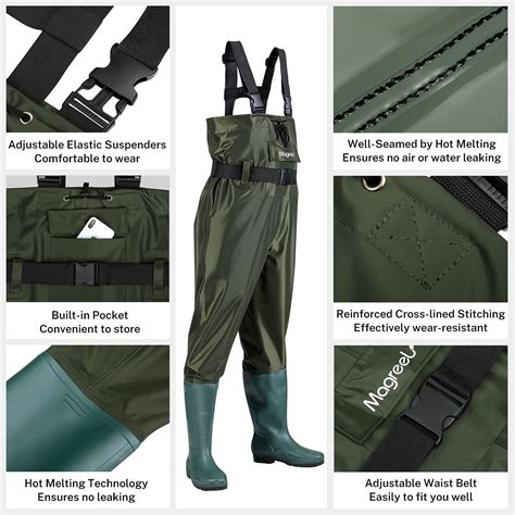 Magreel Chest Waders Hunting Fishing Waders For Men Women With Boots