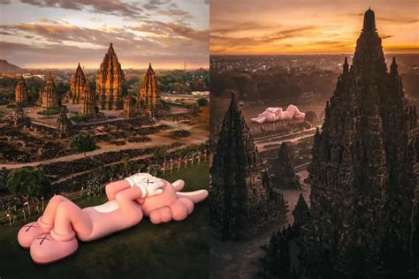 Pameran Seni Patung Raksasa Kaws Di Candi Prambanan Harga Tiket Dan