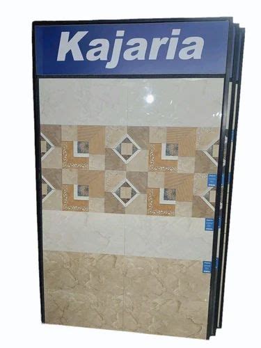 Glossy Kajaria Digital Printed Ceramic Tile Set Size 4x8 Feet