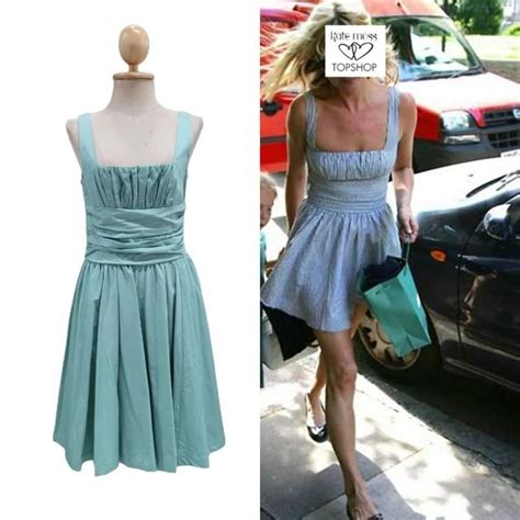 Kate Moss X Topshop Ruched Dress Shopee Thailand