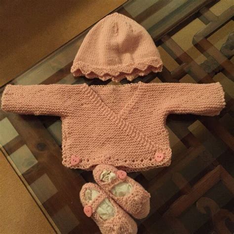 Preemie Crossover Cardigan Knitting Pattern By Jacqueline Gibb Baby