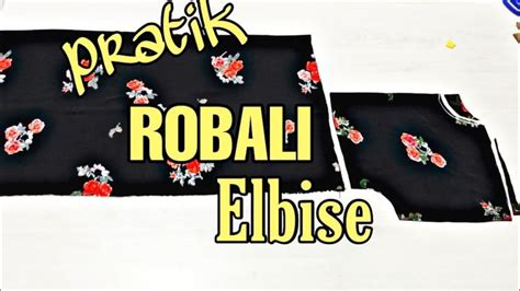 PRATİK ROBALI TESETTÜR ELBİSE kesimi ve dikimi robalıelbise