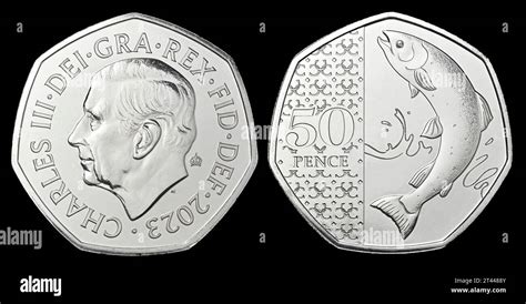 First Definitive 50p Coin Featuring King Charles III Issued 2023