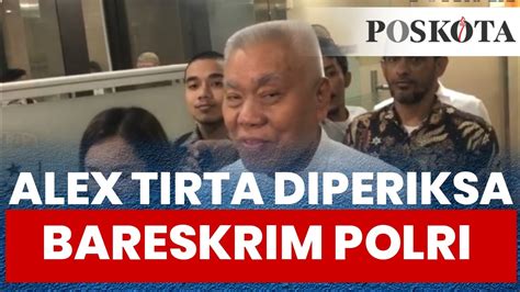 Alex Tirta Diperiksa Sebagai Saksi Kasus Dugaan Pemerasan Oleh Firli