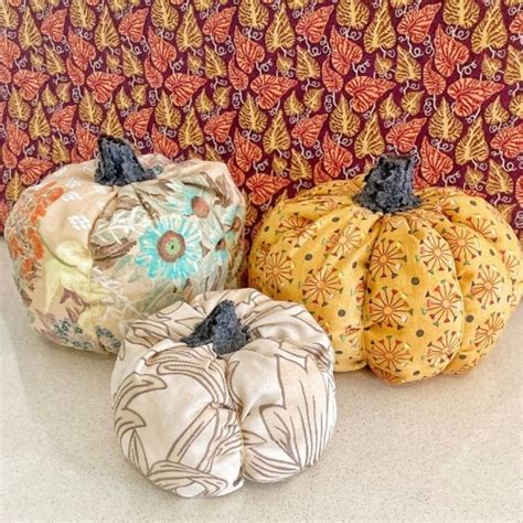 How To Sew Easy Fabric Pumpkins At Michael Halcomb Blog