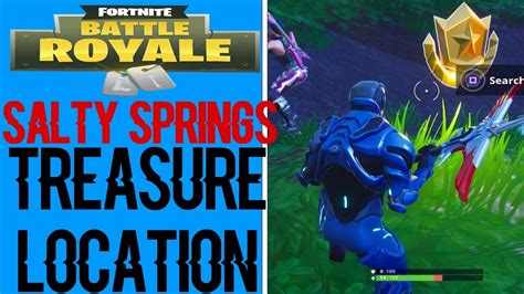 Follow The Treasure Map Found In Salty Springs Fortnite Battle Royale