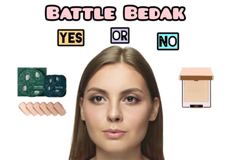 Review Battle Bedak Luxcrime Vs Esqa Untuk Menutupi Noda Hitam Di Wajah