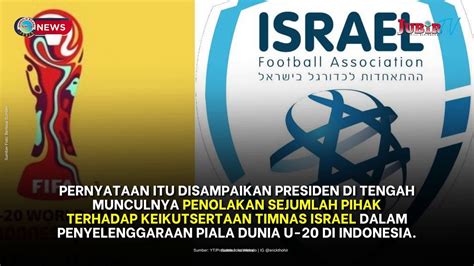 SOAL POLEMIK ISRAEL DI PIALA DUNIA U 20 2023 INI KATA JOKOWI Video