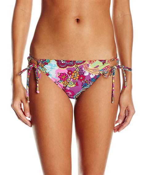 Women S Peace Love And Paisley Adjustable Hipster Bikini Bottom Multi