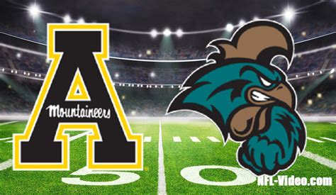 Appalachian State Vs Coastal Carolina Football Week 10 2022 Full Game