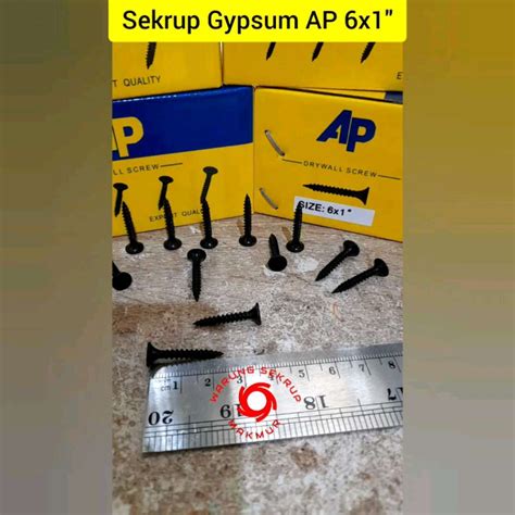 1 Box Sekrup Gypsum 6x1 Sekrup Gibsum Skrup Gipsum 2 5cm Lazada