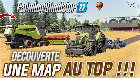 AGRÉABLE DÉCOUVERTE POUR CETTE BELLE CARTE Farming simulator 22