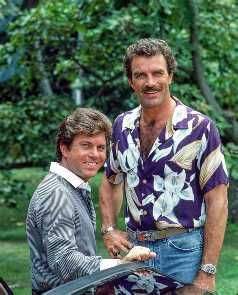 Tom Selleck And Former Magnum Pi Costar Larry Manetti Reunite On