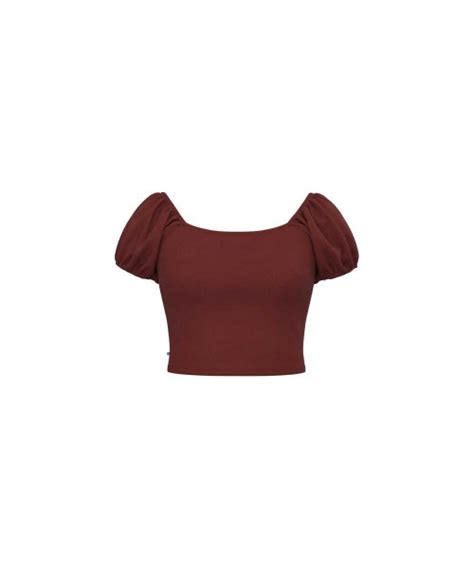 Musinsa Tuomio Puff Sleeve Top Brown