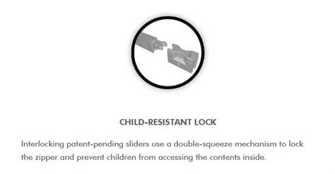 Stick Sack Child Resistant Ziplock Bag Lock My Goods