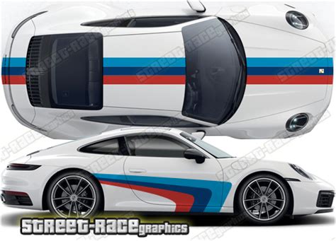 Porsche FULL racing stripes 001 - Street Race Graphics