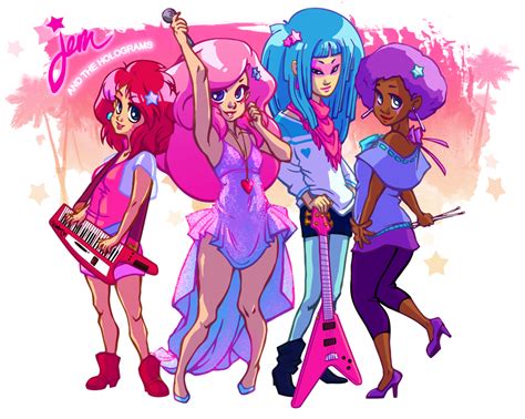 Jem Pitch The Holograms By Peach Mork On Deviantart Jem And The Holograms 80s Cartoons