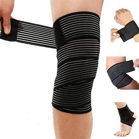 Elastisch Knie Kompression Bandage Wrap Stütze Für Bein Oberschenkel