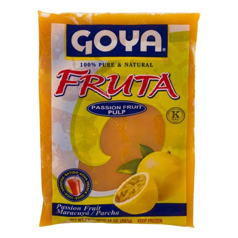 Save On Goya Fruta Pulp Passion Fruit 100 Pure And Natural Order Online Delivery Stop And Shop