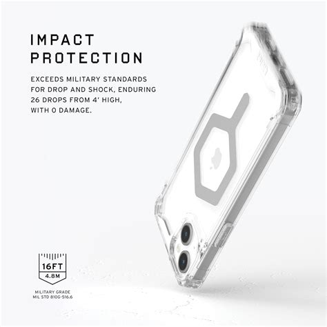 Urban Armor Gear Uag Funda Dise Ada Para Iphone Plyo Icesilver De