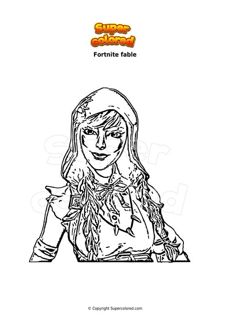 Coloriage Fortnite Fable Supercolored