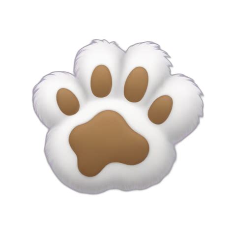 Cat Paw Inside Green Heart Ai Emoji Generator