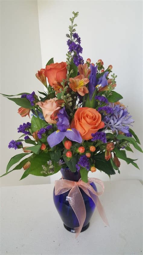 Auburn Arrangement In 2024 Flower Arrangements Diy Fresh Flowers