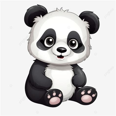 Ilustração De Panda Dos Desenhos Animados PNG Animais Selvagens Urso