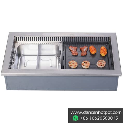 Korean Smokeless Electric Bbq Grill And Hot Pot In