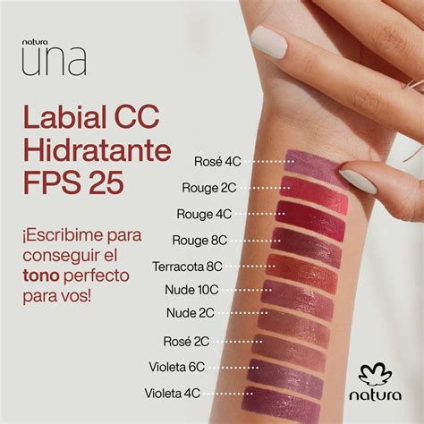 Labial Cc Natura Colombia Natura Maquillaje Hidratante Natura