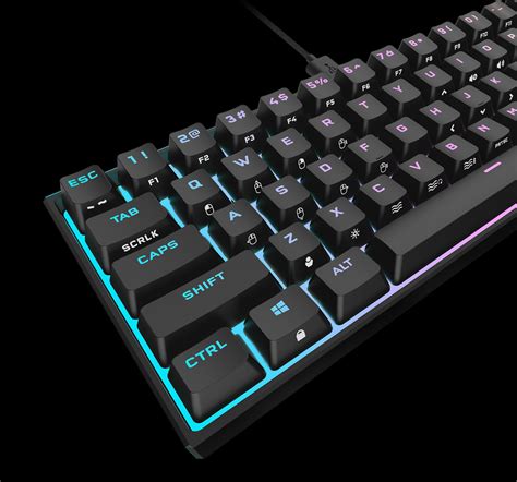 K65 RGB MINI 60% Mechanical Gaming Keyboard — CHERRY MX SPEED — Black