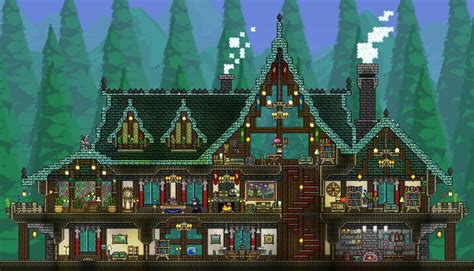 Forest House Terraria - canvas-probono