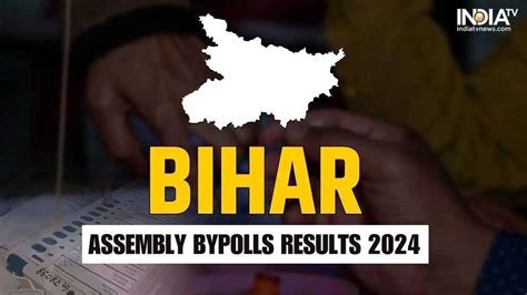 Bihar Bypolls Results Counting Of Votes Today On All Four Seats