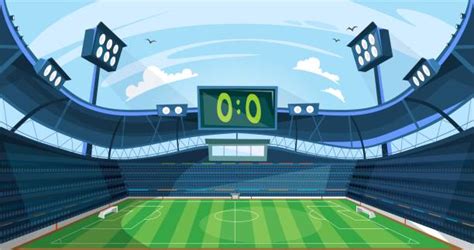 Cartoon Football Field Stock Photos, Pictures & Royalty-Free Images - iStock