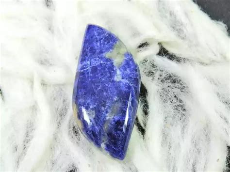 46 CTS PIERRE précieuse en vrac cristal de sodalite naturelle fantaisie