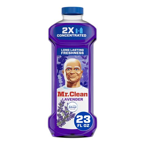 Mr Clean 2x Concentrated Multi Surface Cleaner With Febreze Lavender Scent 23fo