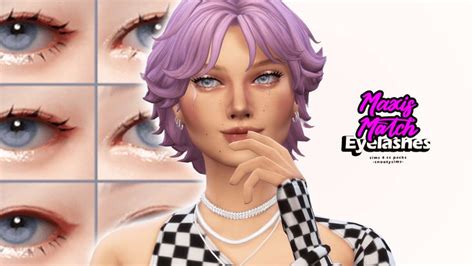 Sims Maxis Match Eyelashes Cc You Need To See Snootysims In