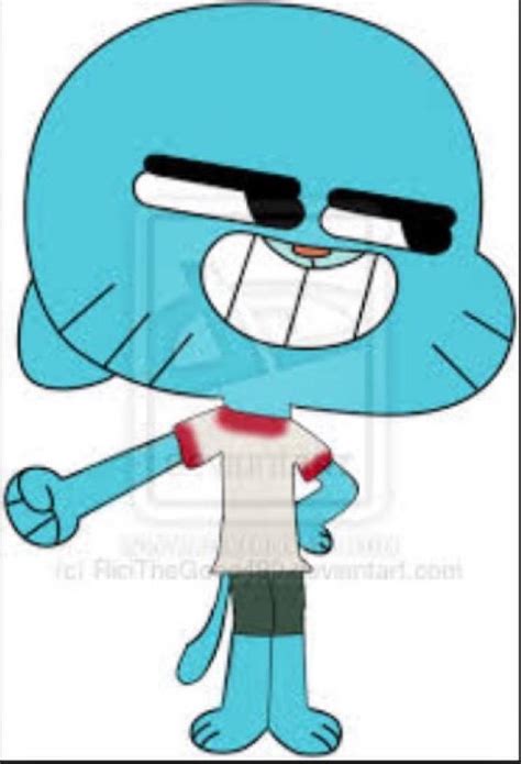 Gumball wearing his PJ's by JawsandGumballFan24 on DeviantArt