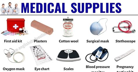 Glorious Medical Equipment Vocabulary #medicalstuff # ...