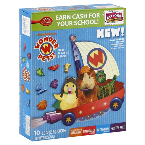 Betty Crocker Fruit Flavored Snacks Nickelodeon Wonder Pets 10 09