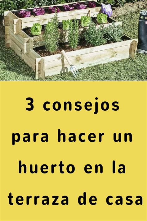 3 Consejos Para Hacer Un Huerto En La Terraza De Casa Huerto Huerto