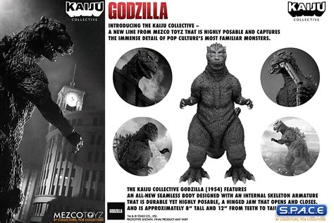 Godzilla Kaiju Collective Black White Edition Godzilla