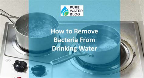 How To Remove Bacteria From Drinking Water Water Treatment