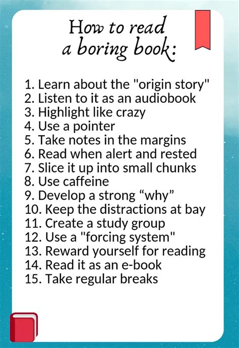 How To Read A Boring Book 15 Best Tips