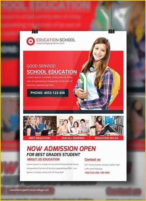 Free School Flyer Templates Of 27 School Flyers Templates Psd Ai Pages ...